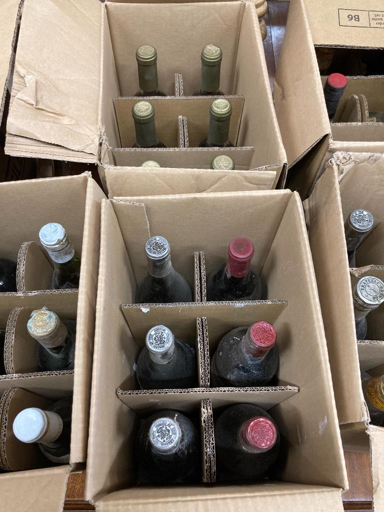 Approximately sixty bottles of assorted wine and liqueurs to include a Chateau Citran Magnum, Australian Semillion, Rouget Pomerol 1967, etc.